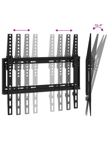 Supporto a Parete per Schermo 26"-63" Max VESA 400x400 mm 40kg