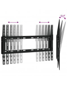 Supporto a Parete per Schermo 26"-63" Max VESA 600x400 mm 50kg