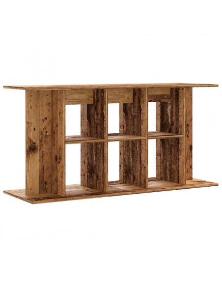 Supporto Acquario 120x40x60cm in Legno Multistrato Legno Antico