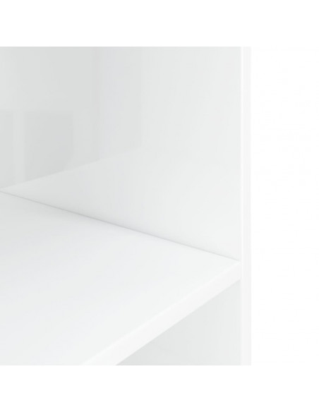 Supporto Acquario 75x36x72,5 cm Legno Multistrato Bianco Lucido
