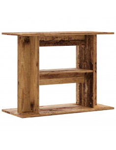 Supporto Acquario 80x35x60 cm in Legno Multistrato Legno Antico