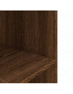Supporto Acquario 80x35x60 cm Legno Multistrato Rovere Marrone