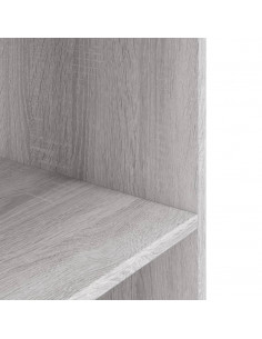 Supporto Acquario 80x35x60cm in Legno Multistrato Grigio Sonoma