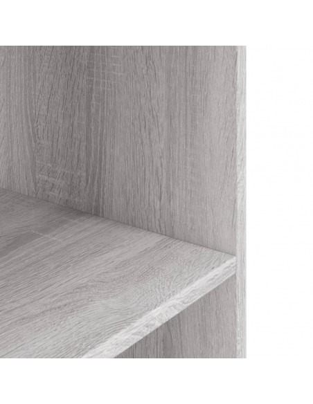 Supporto Acquario 80x35x60cm in Legno Multistrato Grigio Sonoma