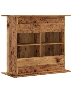 Supporto Acquario 81x36x73 cm in Legno Multistrato Legno Antico
