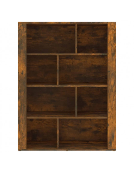 Credenza Rovere Fumo 80x30x106 cm in Legno Multistrato