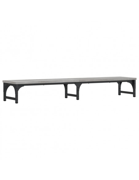 Supporto Monitor Grigio Sonoma 105x23x15,5 cm Legno Multistrato