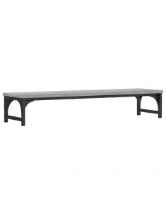 Supporto Monitor Grigio Sonoma 85x23x15,5 cm Legno Multistrato