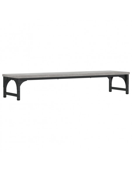 Supporto Monitor Grigio Sonoma 85x23x15,5 cm Legno Multistrato