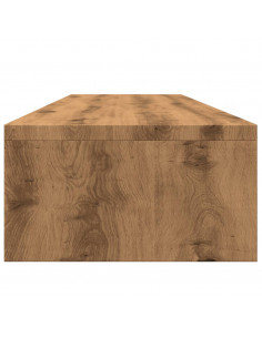 Supporto Monitor Rovere Artigianale 100x24x13 cm Multistrato