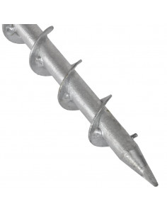 Supporto Ombrellone 55 cm in Acciaio Zincato