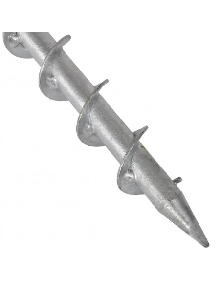 Supporto Ombrellone 55 cm in Acciaio Zincato