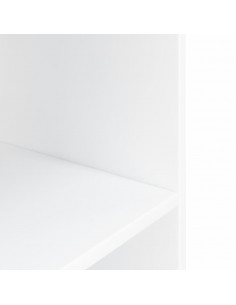 Supporto per Acquario 80x35x60 cm in Legno Multistrato Bianco