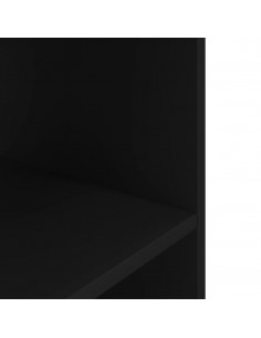 Supporto per Acquario Nero 60,5x36x72,5 cm in Legno Multistrato