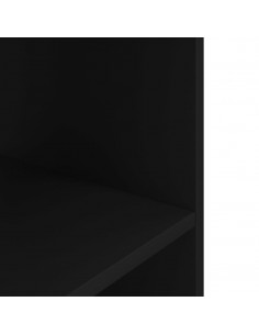 Supporto per Acquario Nero 75x36x72,5 cm in Legno Multistrato