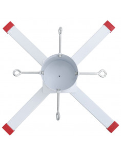 Supporto per Albero di Natale Bianco 61x61x15,5 cm