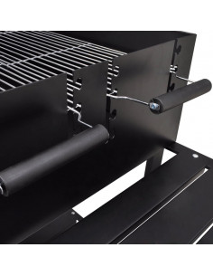 Supporto per BBQ a Carbonella con 2 Ruote