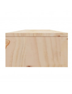 Supporto per Monitor 100x24x13 cm in Legno Massello di Pino