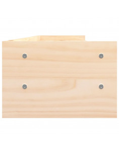 Supporto per Monitor 100x24x16 cm in Legno Massello di Pino