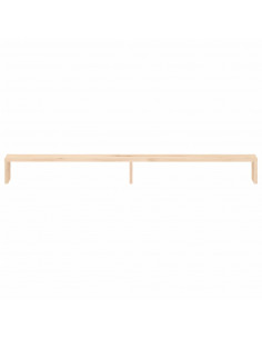Supporto per Monitor 100x27x10 cm in Legno Massello di Pino