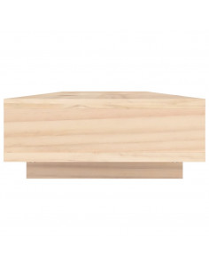 Supporto per Monitor 100x27x14 cm in Legno Massello di Pino