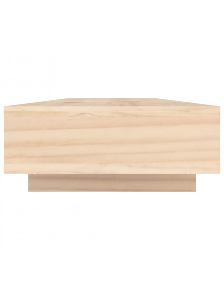 Supporto per Monitor 100x27x14 cm in Legno Massello di Pino