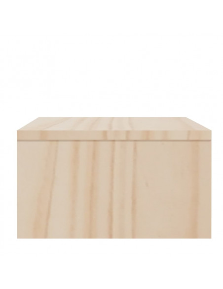 Supporto per Monitor 100x27x15 cm in Legno Massello di Pino