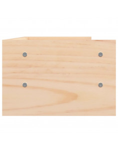 Supporto per Monitor 50x24x16 cm in Legno Massello di Pino