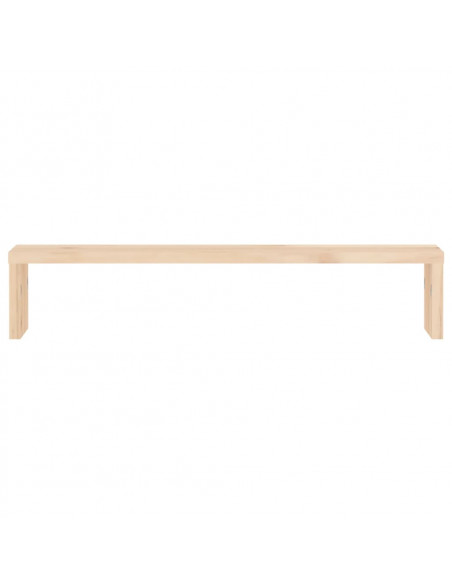 Supporto per Monitor 50x27x10 cm in Legno Massello di Pino