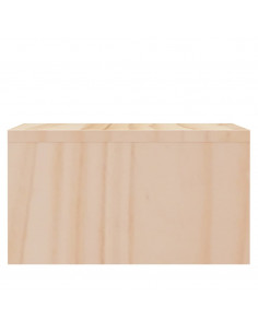 Supporto per Monitor 50x27x15 cm in Legno Massello di Pino