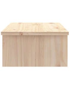 Supporto per Monitor 50x27x15 cm in Legno Massello di Pino