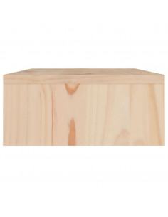 Supporto per Monitor 60x24x10,5 cm in Legno Massello di Pino