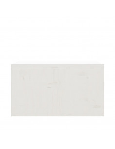 Supporto per Monitor Bianco 50x27x15 cm Legno Massello di Pino