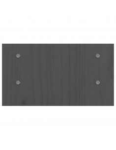 Supporto per Monitor Grigio 50x27x15 cm Legno Massello di Pino