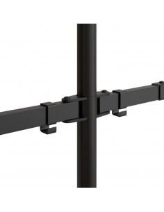 Supporto per Monitor in Acciaio Nero VESA 75/100 mm