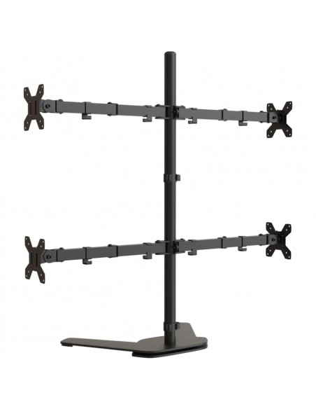Supporto per Monitor in Acciaio Nero VESA 75/100 mm