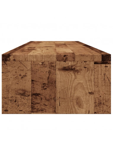 Supporto per Monitor Legno Antico 100x24x13cm Legno Multistrato