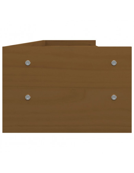 Supporto per Monitor Miele 100x24x16 cm Legno Massello di Pino