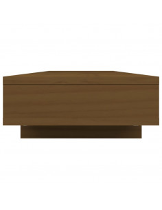 Supporto per Monitor Miele 100x27x14 cm Legno Massello di Pino