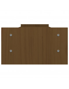 Supporto per Monitor Miele 100x27x15 cm Legno Massello di Pino