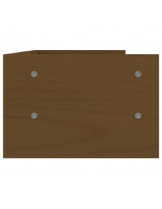 Supporto per Monitor Miele 50x24x16 cm Legno Massello di Pino