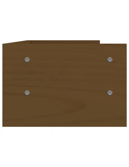 Supporto per Monitor Miele 50x24x16 cm Legno Massello di Pino