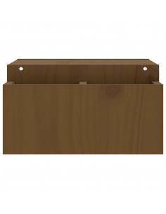 Supporto per Monitor Miele 70x27,5x15 cm Legno Massello di Pino