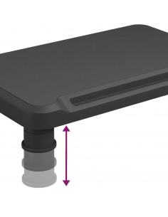 Supporto per Monitor Nero 38x24x10,5 cm