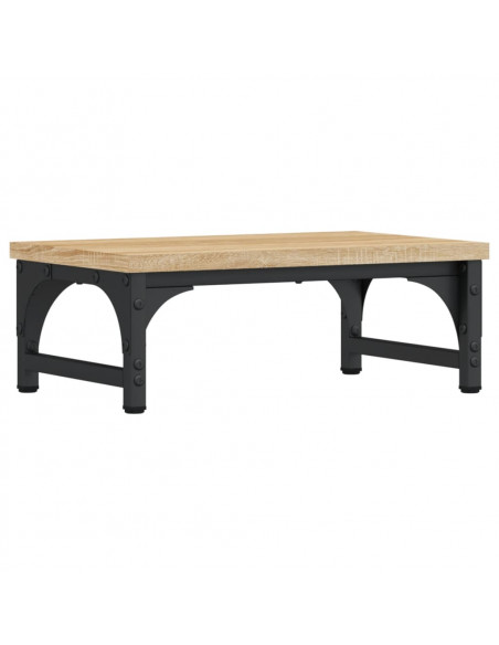 Supporto per Monitor Rovere Sonoma 37x23x14cm Legno Multistrato