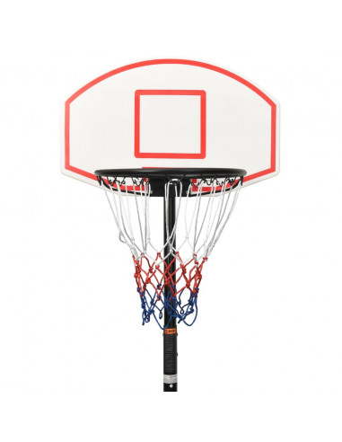 Supporto per Pallacanestro Bianco 216-250 cm Polietilene