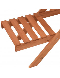 Supporto per Piante 83x25x132 cm in Legno Massello di Abete