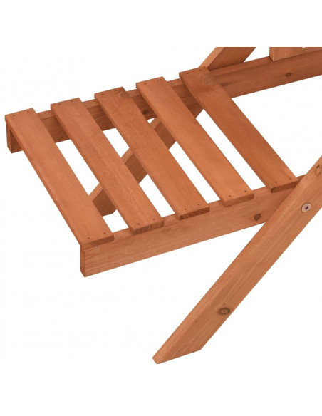 Supporto per Piante 83x25x132 cm in Legno Massello di Abete