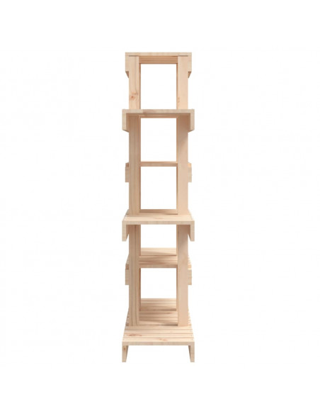 Supporto per Piante 85x25x109,5 cm in Legno Massello di Pino