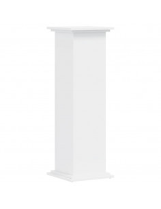 Supporto per Piante Bianco 33x33x100 cm in Truciolato